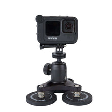 Load image into Gallery viewer, 3 Footed Monster PRO Edition magnetic mount attached to a vehicle
