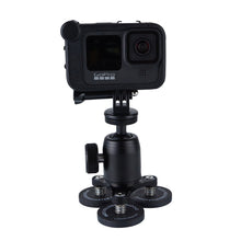 Load image into Gallery viewer, 3 Footed Monster magnetic mount holding a phone on a car bonnet
