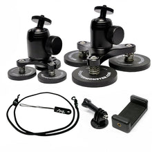 Load image into Gallery viewer, Creator Combo Pack bundle: Original mount, PRO mount, and Action Sports Anchor tether
